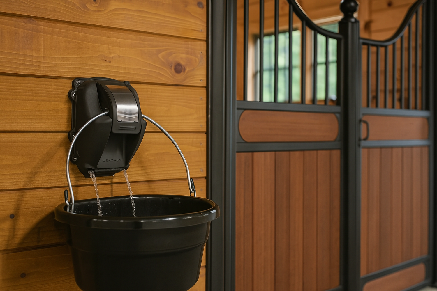 Automatic water for barn plumbing